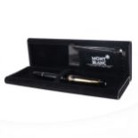Montblanc - Meisterstuck No.146 Black Fountain Pen, 14ct Gold Nib, Boxed