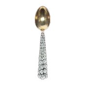 A. Michelsen Sterling Silver Gilt Enamelled Spoon, Boxed, 48g