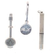 Vintage Sterling Silver Toothpick and Napkin Clips Collection, 25g