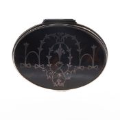 Edwardian Sterling Silver Jewellery Box, 75g