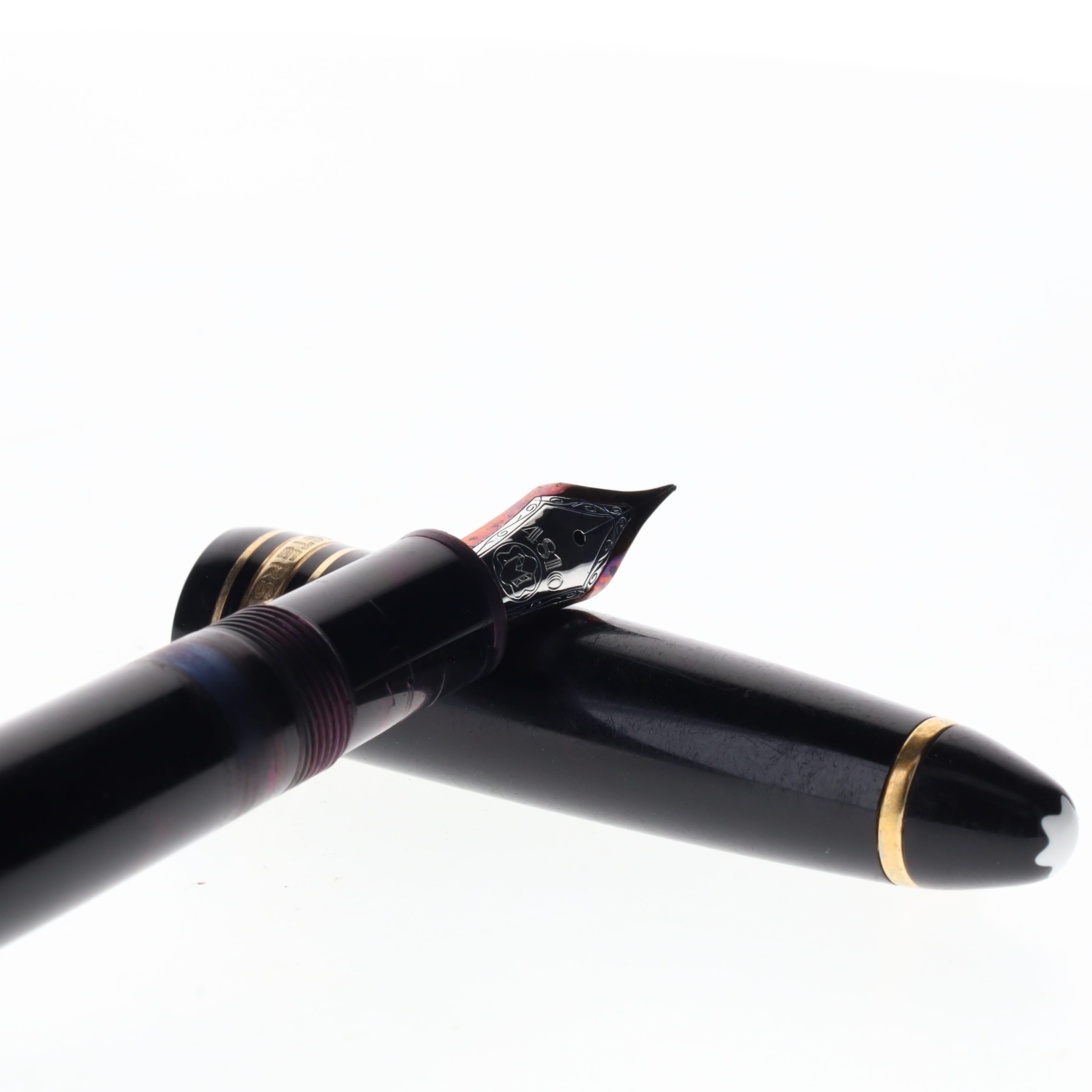 Montblanc - Meisterstuck No.146 Black Cased Fountain Pen, 14ct Gold Nib - Image 3 of 3