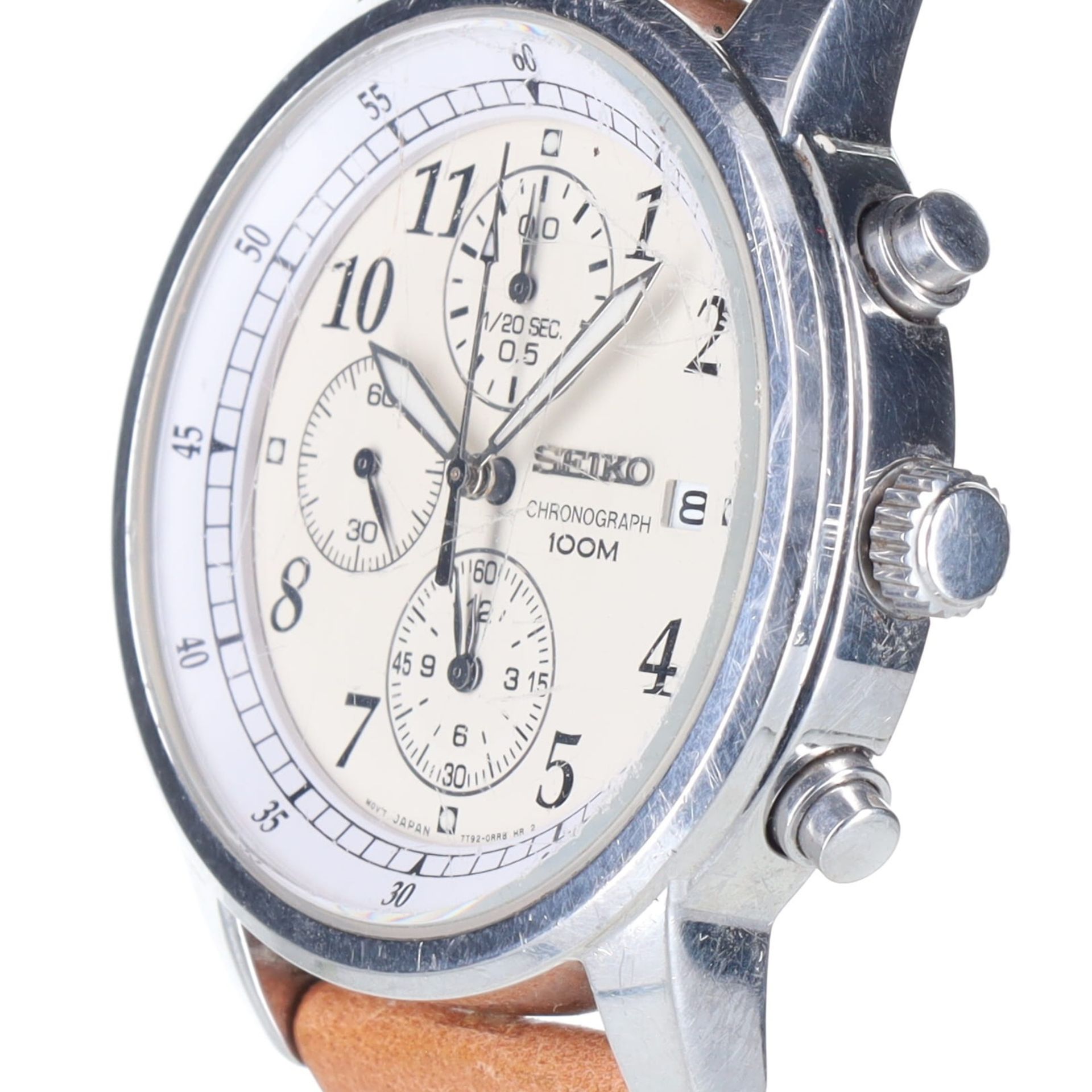 Seiko - Chronograph 100m Sports Quartz Watch, ref. 7T92-0LT0 - Image 3 of 4