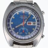Seiko - 'Blue Bruce Lee' Automatic Chronograph Watch, ref. 6139-6012