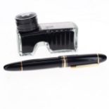 Montblanc - Meisterstuck No.149 Black Fountain Pen, 18ct Gold Nib