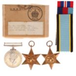 WW2 RAF Original Aircrew Europe Medal Group, Boxed