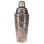 Art Deco Silver Plate 'Dial-a-drink' Rotating Cocktail Shaker