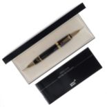 Montblanc - Boheme Black Fountain Pen, 14ct Gold Retractable Nib.