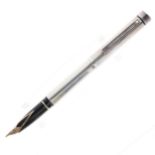 Sheaffer - Targa Silver Fountain Pen, 14ct Gold Nib