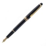 Montblanc - Meisterstuck Black Fountain Pen, 14ct Gold Nib