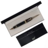 Montblanc - Boheme Black Fountain Pen, 14ct Gold Retractable Nib