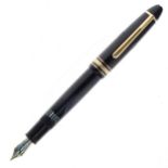 Montblanc - Meisterstuck No.146 Black Cased Fountain Pen, 14ct Gold Nib