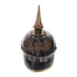 WW1 German Pickelhaube Helmet With Liner
