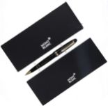 Montblanc - Meisterstuck Black Cased Rollerball Pen