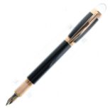 Montblanc - Starwalker Black Fountain Pen, 14ct Gold Nib