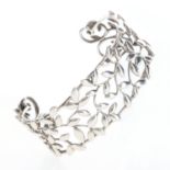 Tiffany & Co., Sterling Silver Cuff Bangle by Paloma Picasso, 29.2g