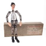 Antique Swiss Saba Bucherer Articulated Female Figure, Boxed