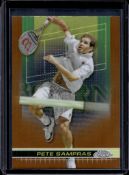PETE SAMPRAS 2024 TOPPS CHROME TENNIS ORANGE REFRACTOR