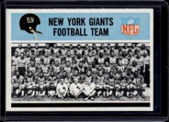 NEW YORK GIANTS 1966 PHILADELPHIA TEAM CARD