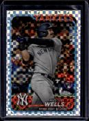 AUSTIN WELLS 2024 TOPPS CHROME XFRACTOR ROOKIE CARD