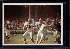 CLEVELAND BROWNS 1966 PHILADELPHIA ACTION CARD
