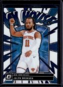 JALEN BRUNSON 2024-25 PANINI OPTIC MY HOUSE INSERT