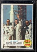 JAMES MCDIVITT DDAVID SCOTT RUSSELL SCHWEICKART 1969 TOPPS MAN ON THE MOON