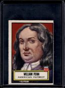 WILLIAM PENN 1952 TOPPS LOOK N SEE TRADING CARD