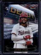 JAMES WOOD 2025 TOPPS FINEST DEBUT ROOKIE CARD