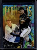 PAUL SKENES 2025 TOPPS CHROME FORTUNE 15 REFRACTOR