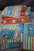 VINTAGE PEANUTS BED SET