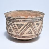 Bowl with painted geometric figures, West Pakistan, Indus Valley Culture, 3200-2200 BC