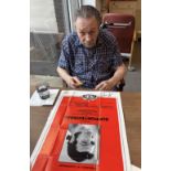 Jean-Pierre COOPMAN, an original signed poster from his supporters' ball in Izegem on February 26, 1