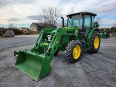 2022 John Deere 5100E Cab Loader Tractor 'Ride & Drive - Drive Train Guarantee'