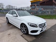 MERCEDES C220 * AMG LINE PREMIUM * (15 REG) AUTOMATIC * 87K MILES !!! PANORAMIC ROOF