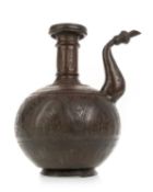 PERSIAN BRONZE EWER, LATE 19TH/EARLY 20TH CENTURY