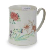 CHINESE FAMILLE ROSE TANKARD, 18TH CENTURY, QIANLONG (1736 - 1795)