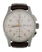 HAMILTON, STAINLESS STEEL AUTOMATIC WRIST WATCH