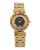 PRESTIGE, EIGHTEEN CARAT GOLD AND DIAMOND WRIST WATCH