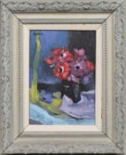 * JAMES DOWNIE ROBERTSON MBE RSA RGI RSW (SCOTTISH 1931 - 2010), STILL LIFE WITH FLOWERS