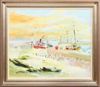 * JAMES HARRIGAN (SCOTTISH b. 1937), THE DREDGER