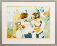 * BRENDA LENAGHAN DA RSW (SCOTTISH 1941 - 2020), THE EYEMOUTH HERRING QUEEN