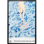 * DAVID HOCKNEY OM CH RA (BRITISH 1937 - 2026), OLYMPISCHE SPIELE MÜNCHEN