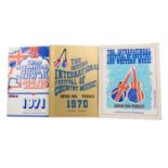 INTERNATIONAL FESTIVAL OF COUNTRY MUSIC OFFICIAL SOUVENIR PROGRAMME, 1969-1971