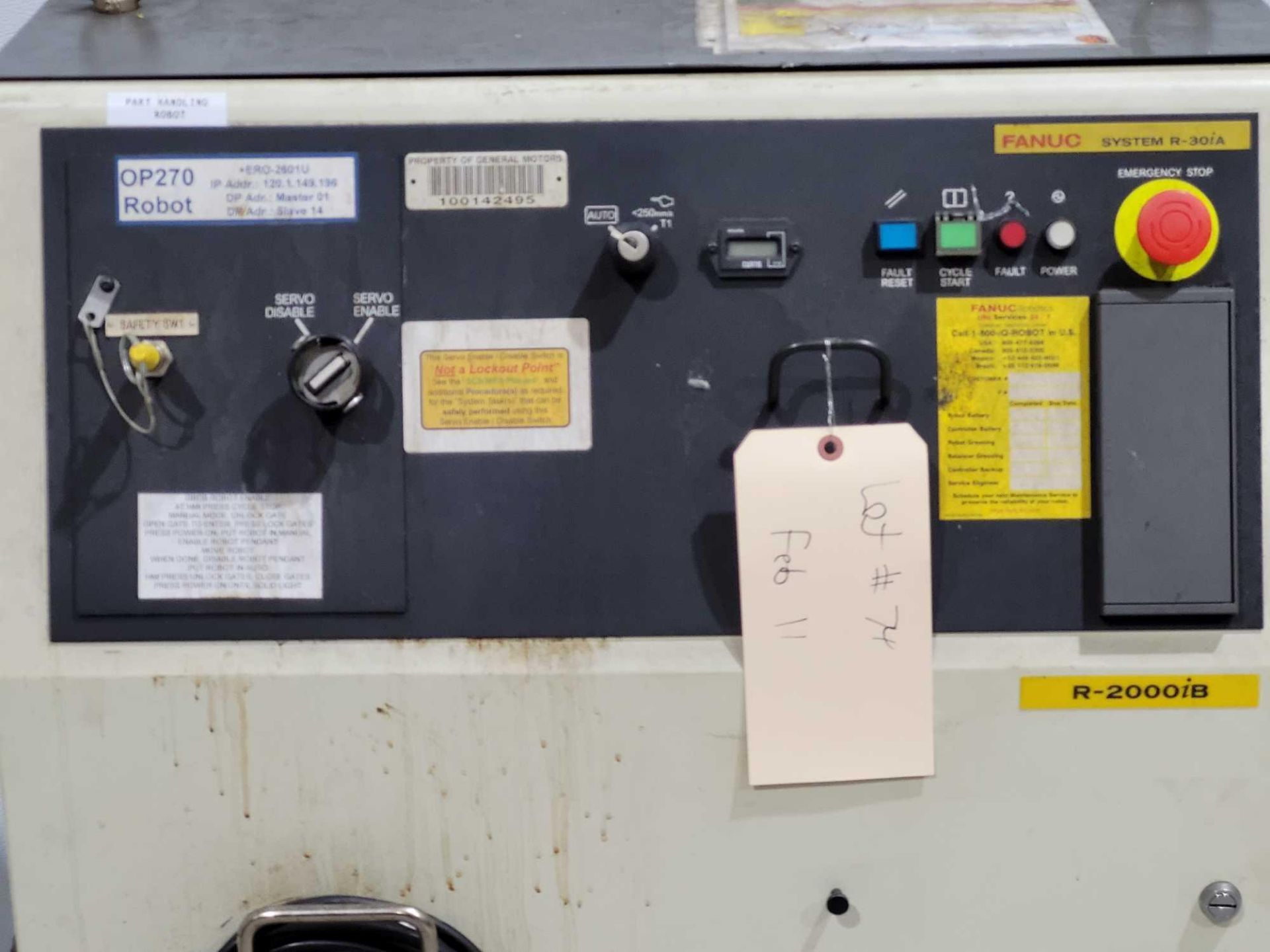 FANUC ROBOT CONTROL CABINET A05B-2535-B055 SYSTEM R-30IA / LOT WEIGHT ...