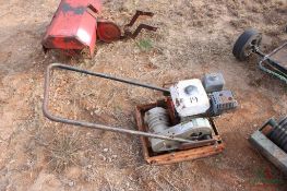 WALK BEHIND PLATE COMPACTOR, HONDA GX120 ENG
