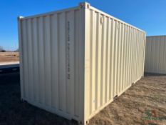 20' CONTAINER, S/N XHCU2755402 , ONE TIME USE