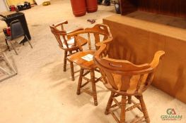 (3) BAR STOOLS