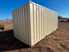 20' CONTAINER, S/N XHCU2839587, ONE TIME USE
