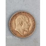 Edward VII, 1903 gold Half Sovereign