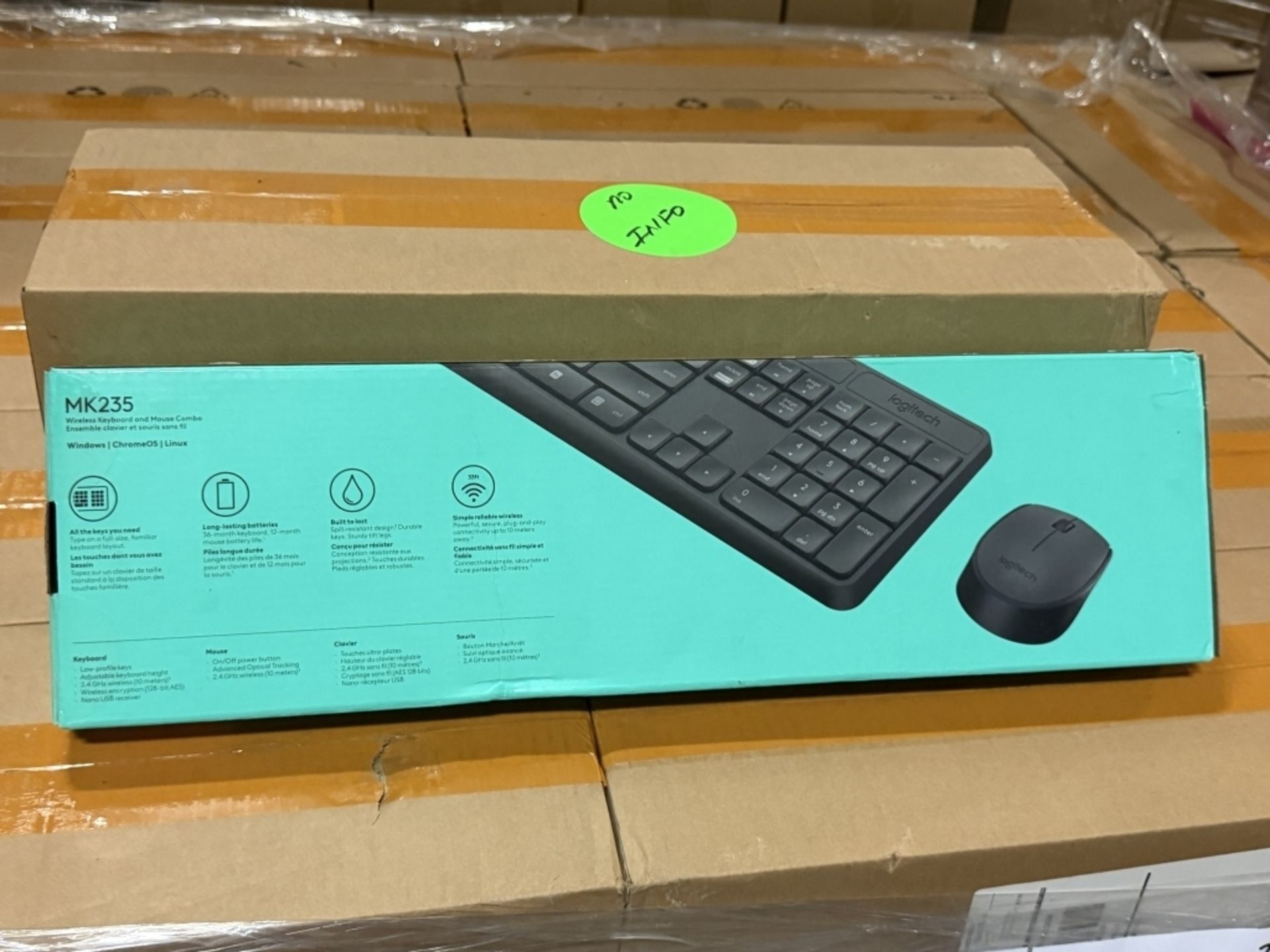 LOGITECH MK235 WIRELESS KEYBOARD & MOUSE - Image 2 of 3